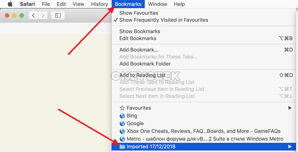 export bookmarks from safari to chrome